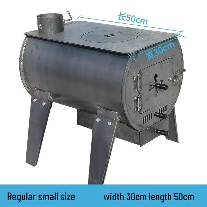 Indoor Dual-Use Wood and Coal Heating Stove for Rural Homes