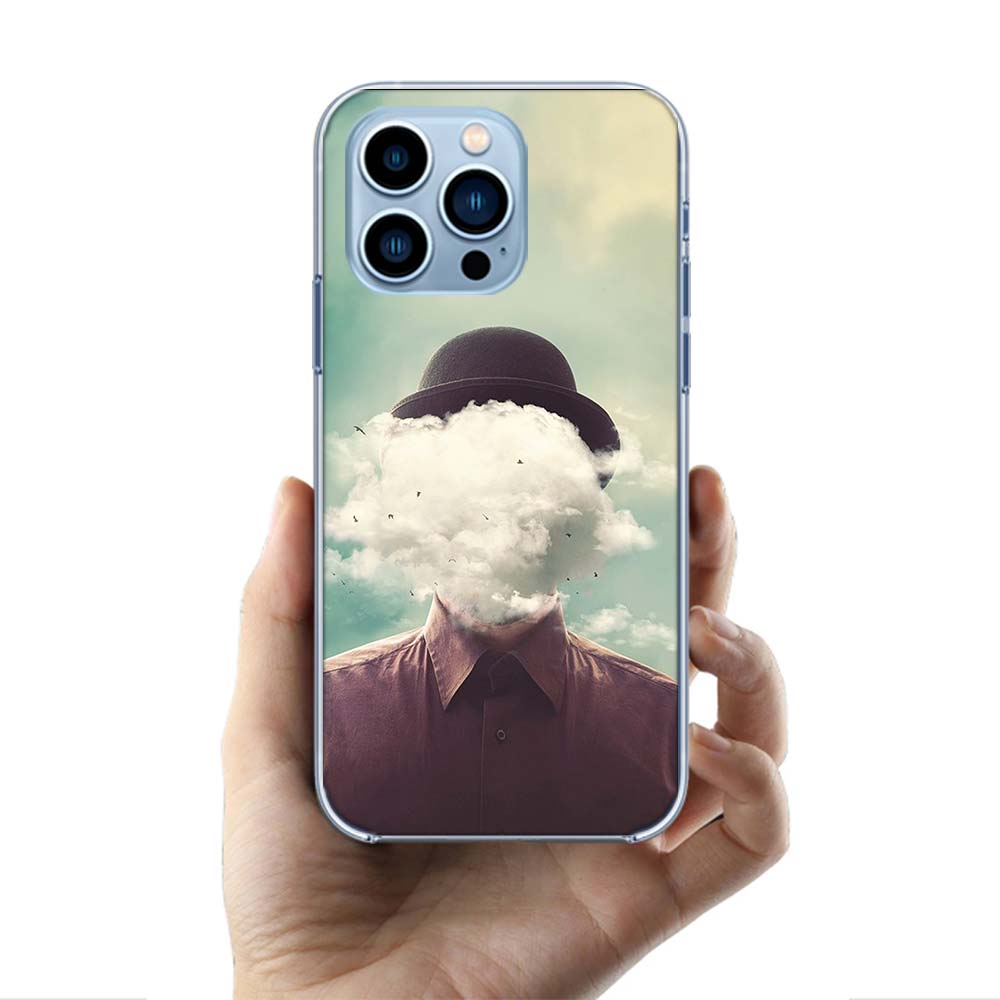 Rene Magritte Cases Phone Case For Iphone 17E 16E 17 Air 16 Pro Max 15 Pro 14 Plus 11 13 12 Mini Cover Cases Compatible with Sui