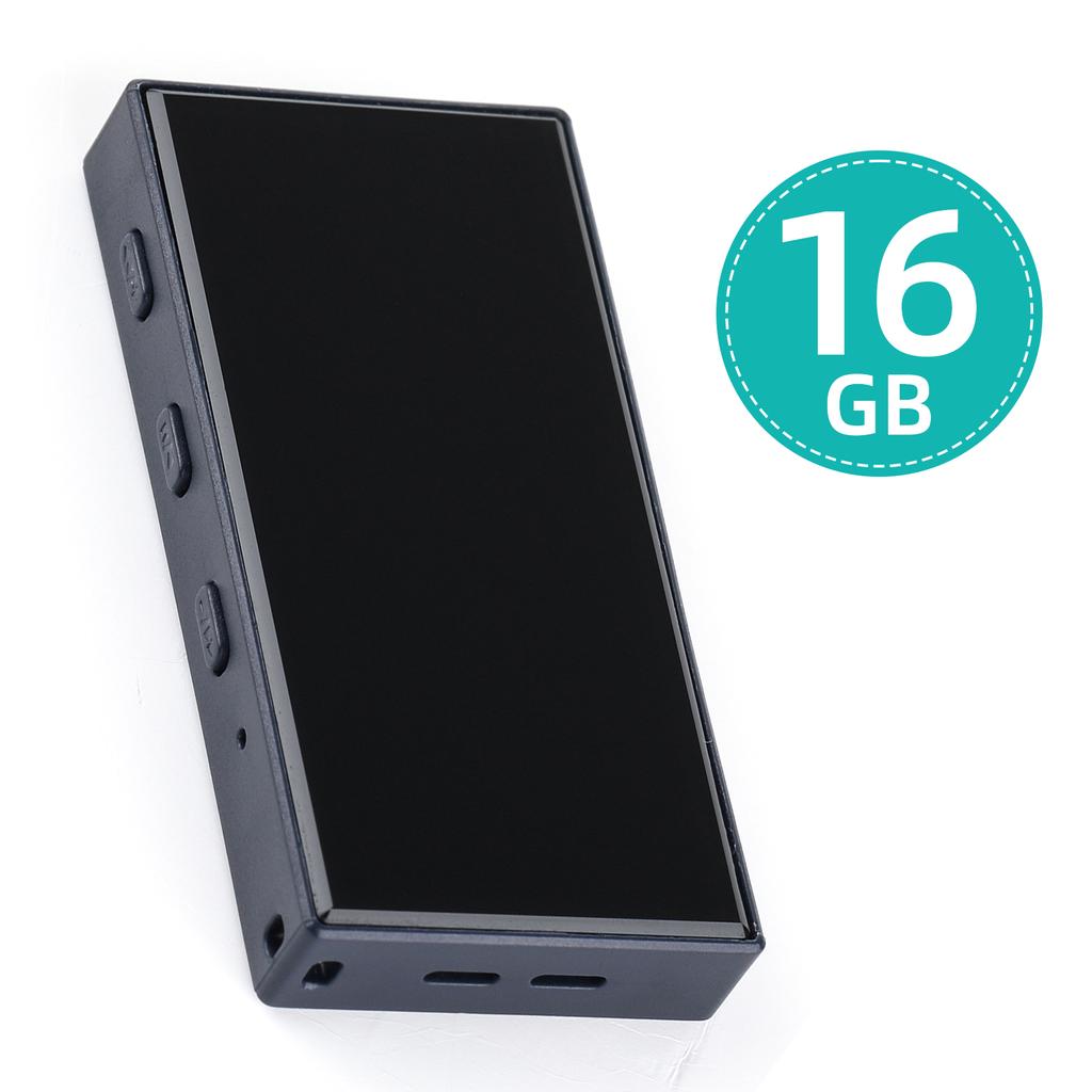 Цифровой диктофон, 16 ГБ, голосовая активация или запись с воспроизведением, MP3-плеер, 72 часа