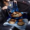 Teddy Bear Night Sky Blanket Flannel Blanket for bed, sofa, Camping, Hiking, Picnic Essentials, gift for family Fan gifts