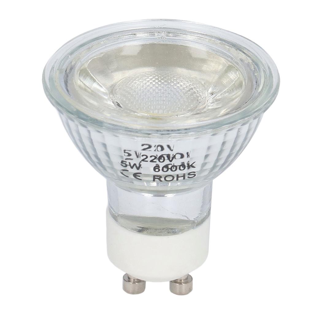 GU10 Лампочка 5 Вт Светодиодная лампа COB Лампа с регулируемой яркостью Точечная лампа для спальни и офиса 220 В
