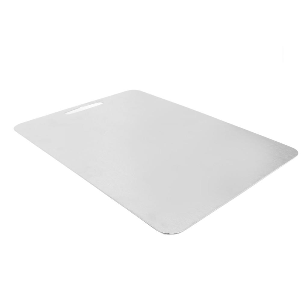 Ti Metal Cutting Board Thickened Chopping Board for Vegetables Fruits Bread Dough Kitchen Cooking