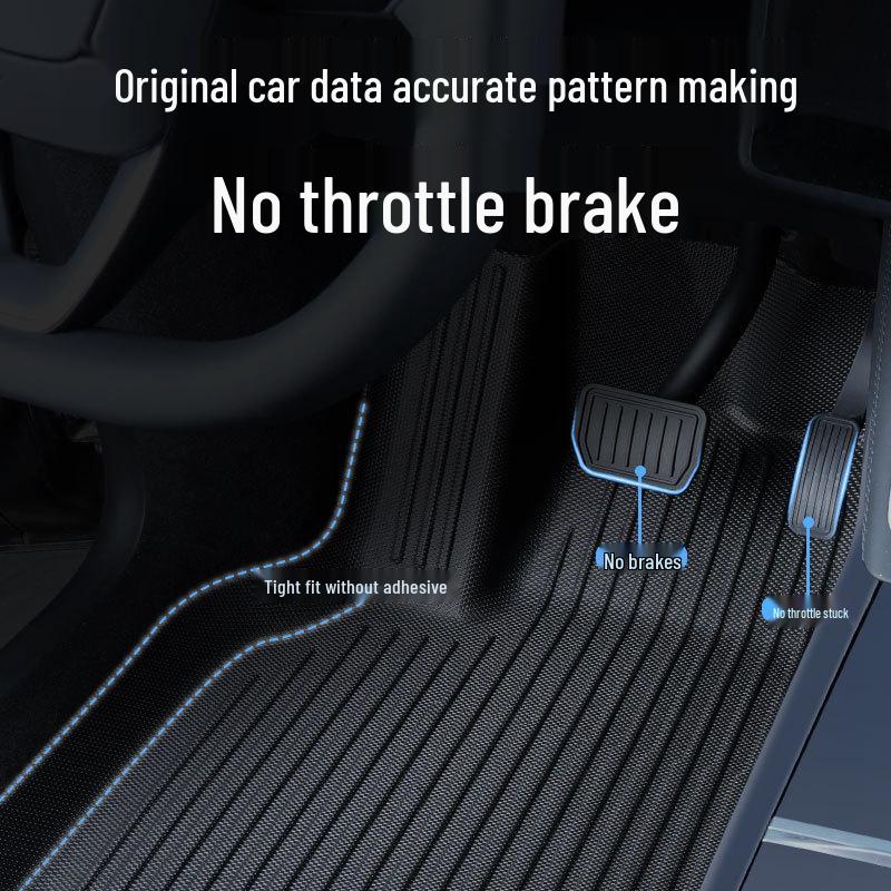 Custom TPE Floor and Trunk Mats for Tesla Model 3 Refresh Edition (Compatible with 25 Models)