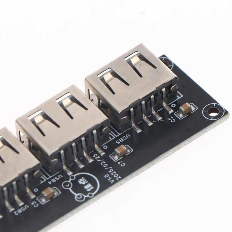 USB 2.0 хаб CH334, 4 порта, USB-расширитель, MTT, Multi Transaction Translator, USB-разветвитель, модуль для DIY-электроники