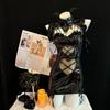 Little Devil Sexy Devil PU Extreme Black [SENMHS] Cosplay, Witch, Vampire, Witch, Demon, Leather, Moe, Maid, Erotic, Underwear, Exposure, See-through,