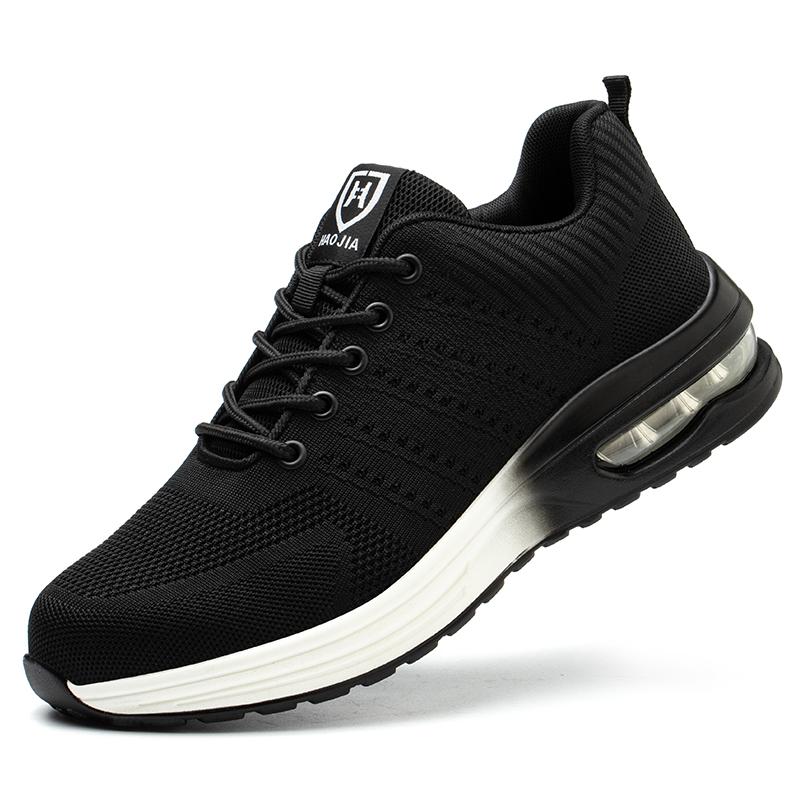 Рабочая обувь на воздушной подушке. Защитная обувь со стальным носком и защитой от ударов. Мужские и женские рабочие ботинки. Устойчивые к проколам рабочие защитные ботинки. Мужские повседневные кроссовки. Легкие дышащие.