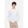 H M tHerMolite Jersey Regular Fit Top wHite