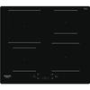 Induction Hob - HOTPOINT - 4 Burners - L60 Cm - HQ5660SNE - 7200 W - Black Glass Coating
