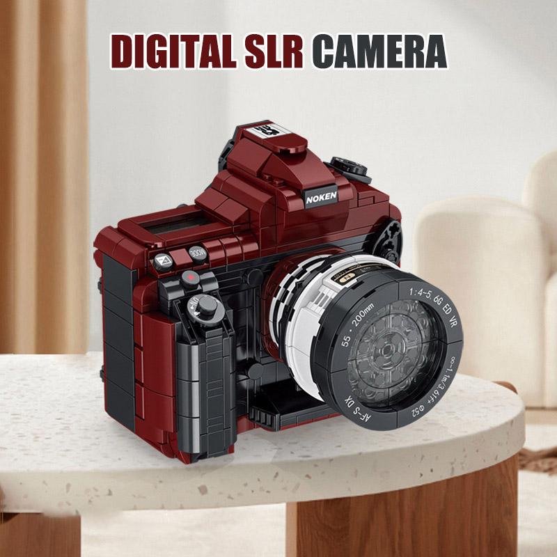 Город Hasselblad 503cx Цифровая зеркальная камера Ретро Двухобъективный зеркальный фотоаппарат Модель Строительные блоки DIY Кирпичи Игрушки Для Детей Подарки