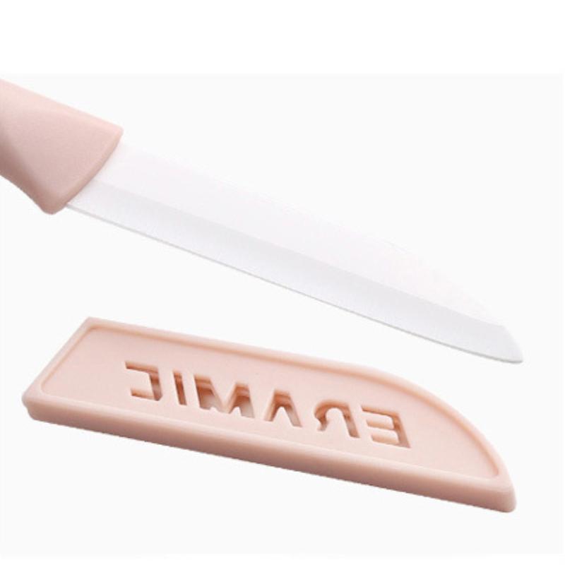 Кухонный набор из трех предметов, керамический набор ножей для фруктов, мини-пластиковая разделочная доска, нож для чистки овощей, бытовой маленький нож, кухонные гаджеты