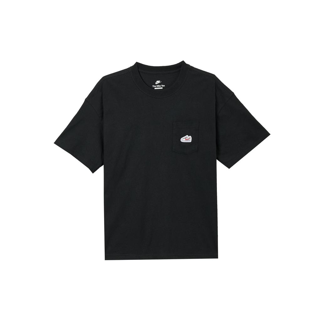 Nike Спортивная одежда Удобная Модная Универсальная Футболка с коротким рукавом Мужские топы Черный IB1383010