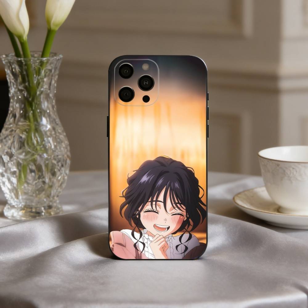 K-Kaoru H-Hana wa Rin to S-Saku Чехол для телефона Для iPhone 17pro, 16,15,14,13,12,11 X XR Plus, Другие Мягкий Черный Чехол