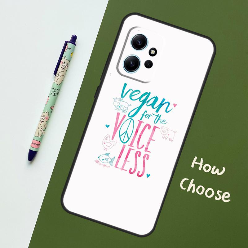 Веганский чехол-вдохновение для Xiaomi Redmi Note 13 11 9 10 12 14 Pro 11S Чехол для Redmi 15 14C 10C 13C 12C 15C