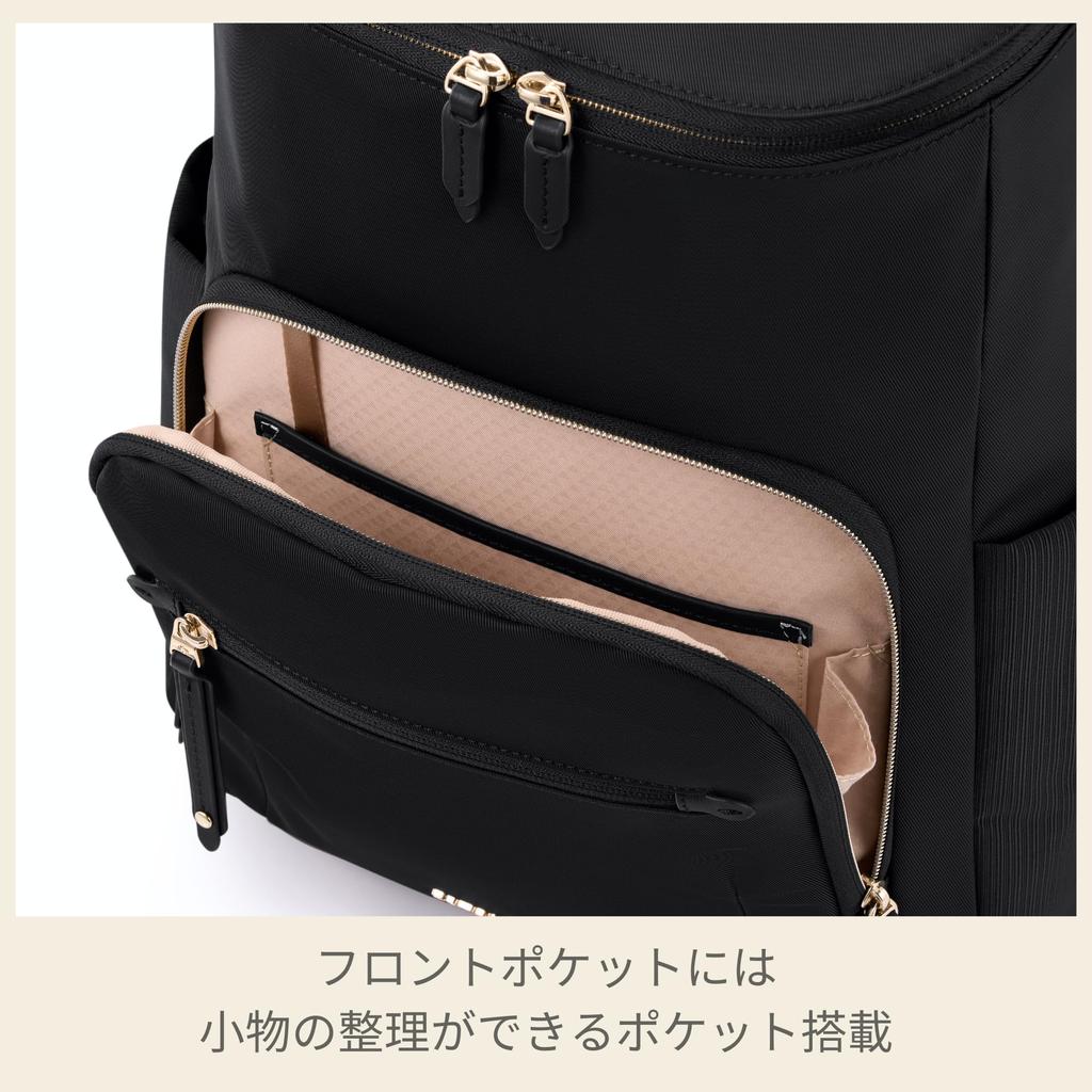 Samsonite Women's Audrina Backpack, Deluxe Business Bag, Fits 15.6-inch Laptop, Lightweight, Black