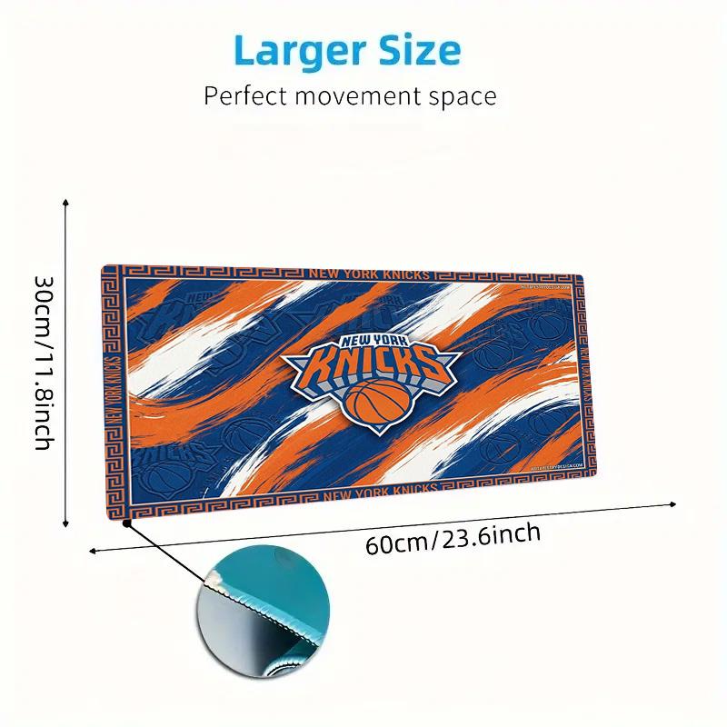 NY Knicks Color Mouse Pad Large Gaming Table Cushion Non-slip Laptop Tablet Big Mousepad XXL Mat Mini PC Playmat With Lock edge