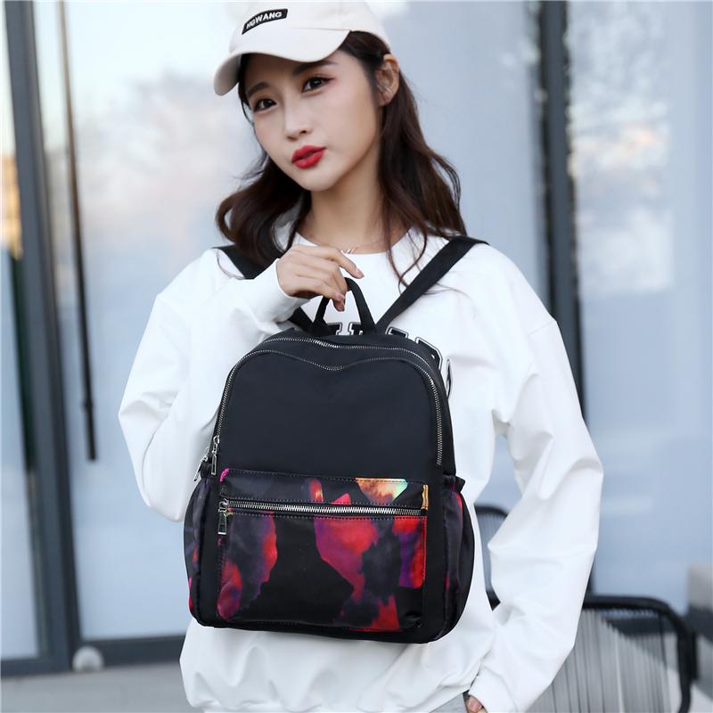 Рюкзак женская сумка новый многослойный рюкзак большой емкости для путешествий на открытом воздухе нейлоновый повседневный женский рюкзак