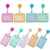 Badge Holder Credit Cards Protector Student Card Sleeves Transparent Card Cover Bus Card Holder