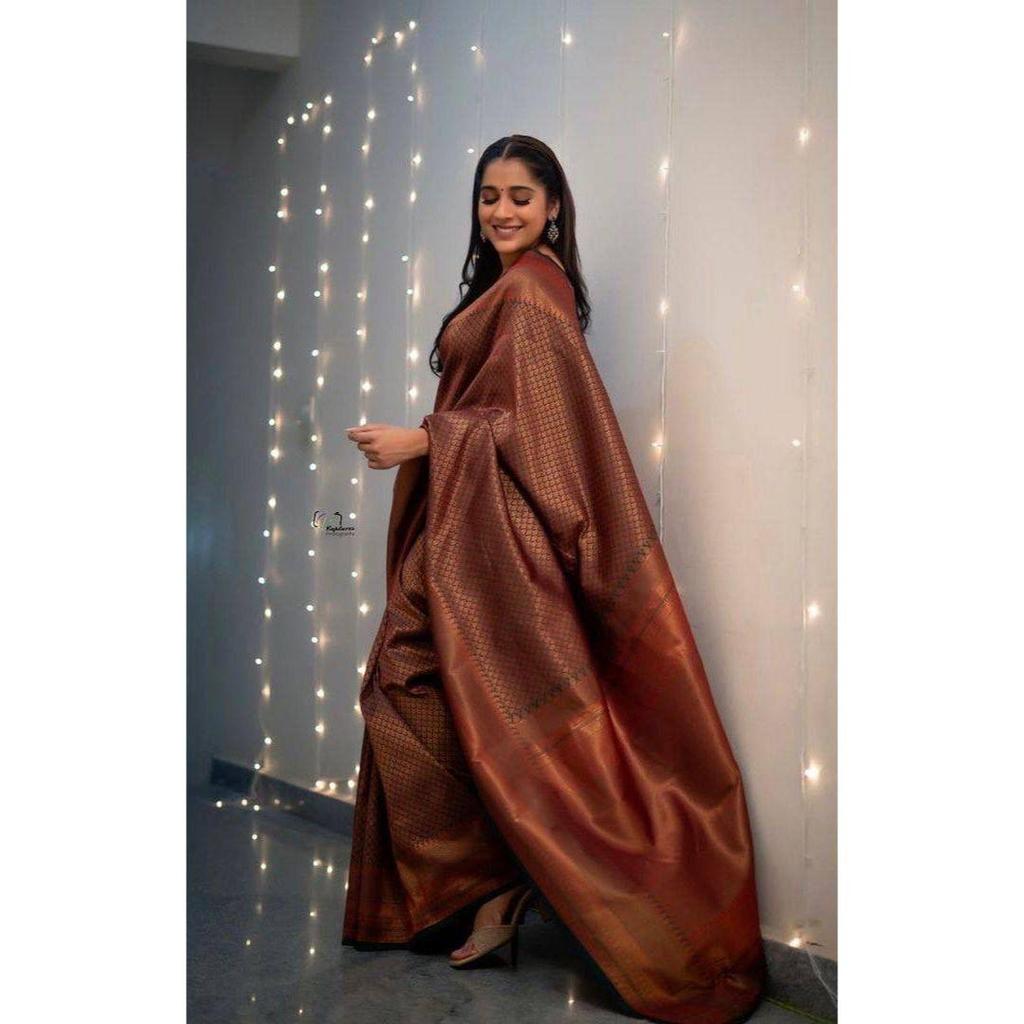 Presenting Enchanting Yet Breathable Organic Banarasi Sarees For Intimate And Big Fat Indian Weddings,