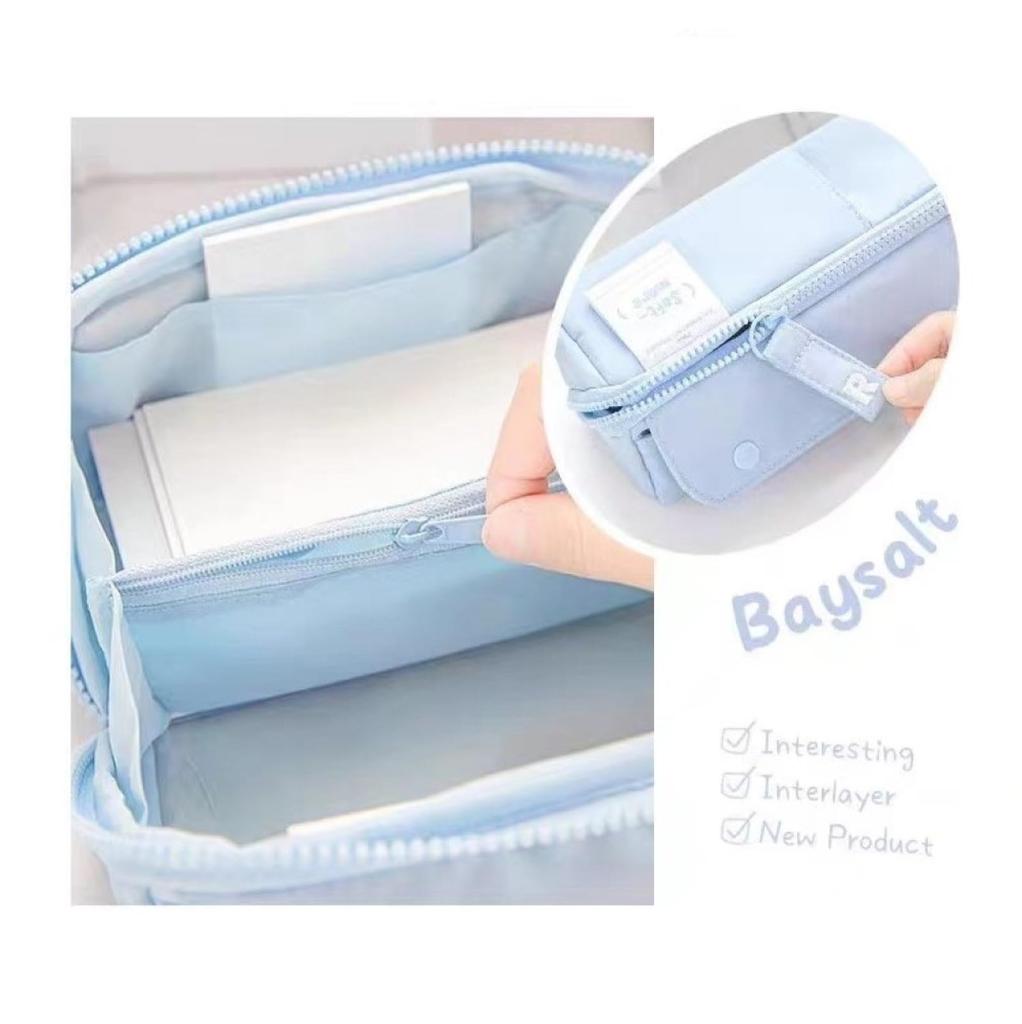 Простой студенческий канцелярский бизнес-канвас пенал большой вместимости канцелярский инструмент карандаш для начальной школы средней школы колледжа офисных работников