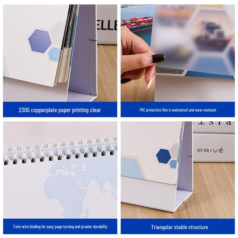 2026 International Shipping Desk Calendar, Customizable with Logo, Year of the Horse Special Edition.