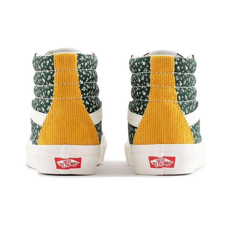 Vans Sk8-Hi 38 DX OG Вельветовые кроссовки унисекс с цветочным принтом Разноцветные Цветочные-Мульти VN0A5KRT448