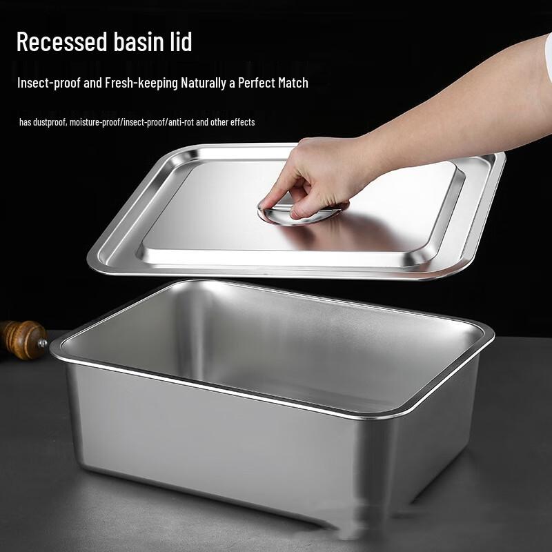 Jiyoushi Нержавеющая сталь Extra Thick Глубокий прямоугольный противень