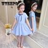 Платья для девочек Летние платья Платья принцессы для девочек Детские летние однотонные хлопковые юбки