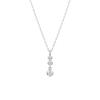 Diamond K10 White Gold Necklace 111736123202 [Yondo Sea] (WG) Women's