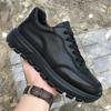 2025 Direct Supply Autumn and Winter Leather Men's Shoes Fashion Thick-soled Lace-up Round Head Velvet Thermal Casual Sports Shoes