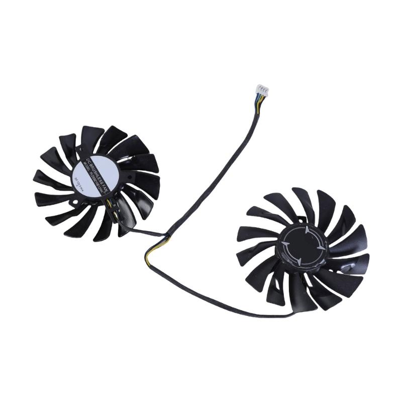 Graphics Card Cooling Fan for RX470 RX480 RX570 Video Card Optimaled Cooling Effect 4Pin Connection Quiet Running Fan 85MM