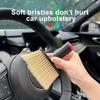 SEAMETAL Многофункциональная щетка для чистки автомобиля Щетка для удаления пыли из автомобильных воздуховыпускных отверстий Мягкая щетина Инструмент для чистки салона автомобиля