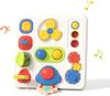 Игрушки для малышей Монтессори-занятия, развивающие игрушки для малышей, обучающие игрушки для путешествий, сенсорная доска для развития сенсорики, познавательные игрушки для малышей