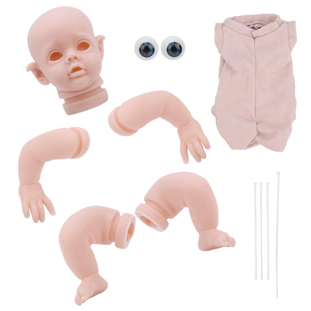 12-дюймовые виниловые куклы Reborn наборы DIY неокрашенные куклы Reborn Baby Mold наборы деталей ToyWhite 12 дюймов