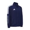 Adidas Тхэквондо 3 полоски Классический Ретро Прямые брюки Куртка Костюм-двойка Повседневный спортивный костюм Унисекс Костюм Темно-синий TR30JR1TK-DBW+TR30PR1TK-DBW