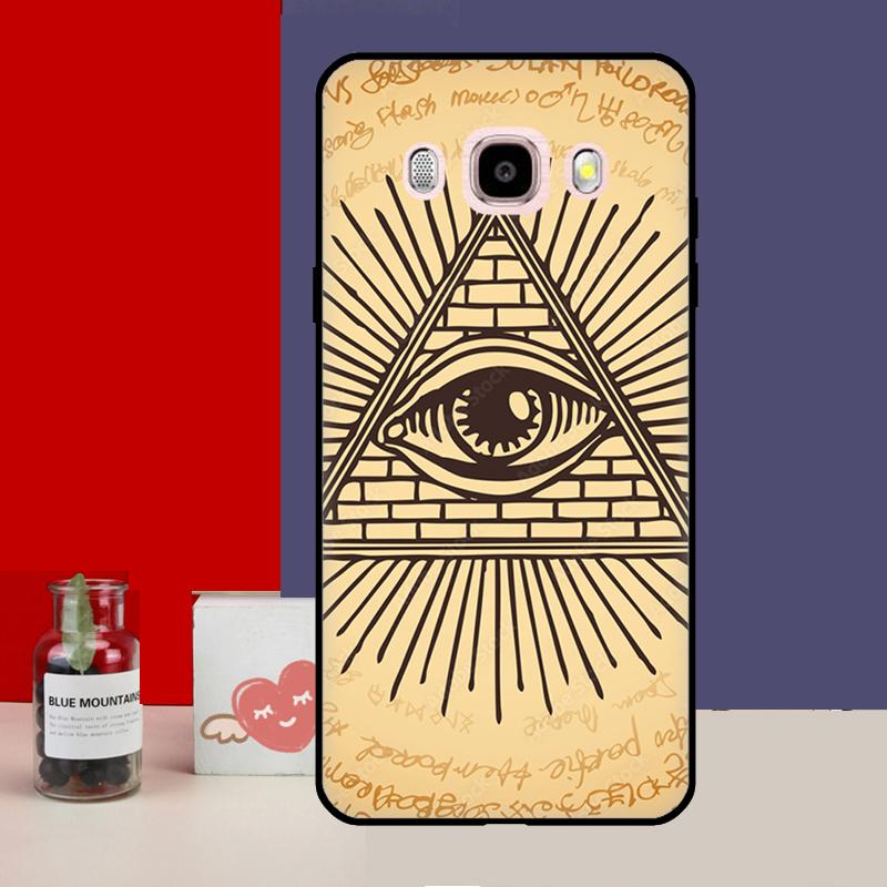 Чехол с символом пирамидального глаза для Samsung Galaxy J6 J4 Plus 2018 J8 A6 A7 A8 A9 J1 J3 J5 J7 2016 A3 A5 2017 Coque