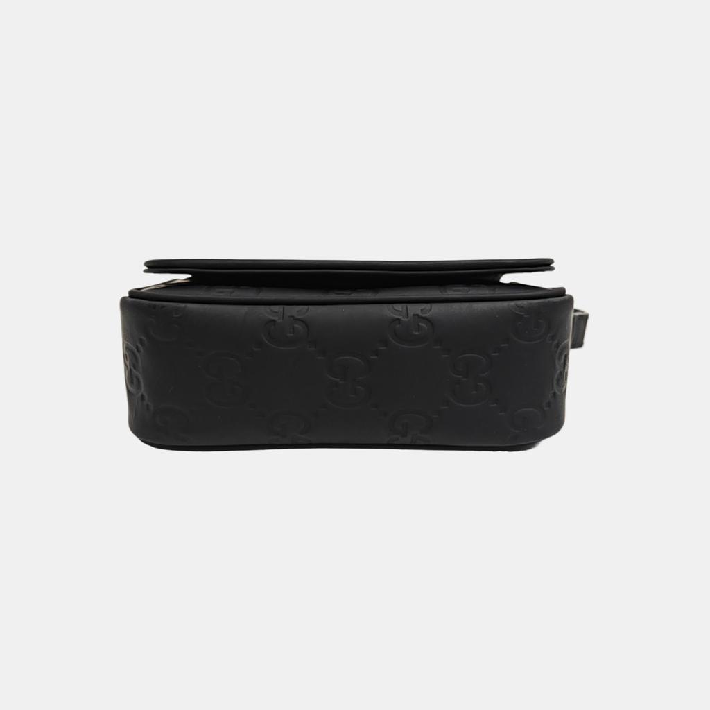[Pre-Owned] GG Monogram Magnetic Snap Leather Mini Shoulder Bag - Excellent #15Z3OTU