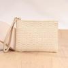Женская летняя соломенная сумка с вертикальной полоской, новая мини-сумочка, кошелек, сумка для карт, женские клатчи и браслеты