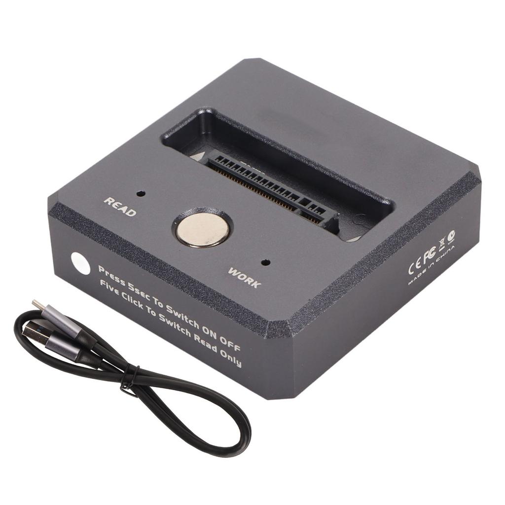 NVMe to USB Docking Station M.2 to USB 3.2 GEN2 10Gbps UASP Protocol TRIM Command M.2 SSD to USB C Reader for Computer