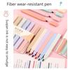6 Color Highlighter Set Soft Highlighter Marker Pens Aesthetic Pastel Colours Diary Planner Notes Office School Supplies