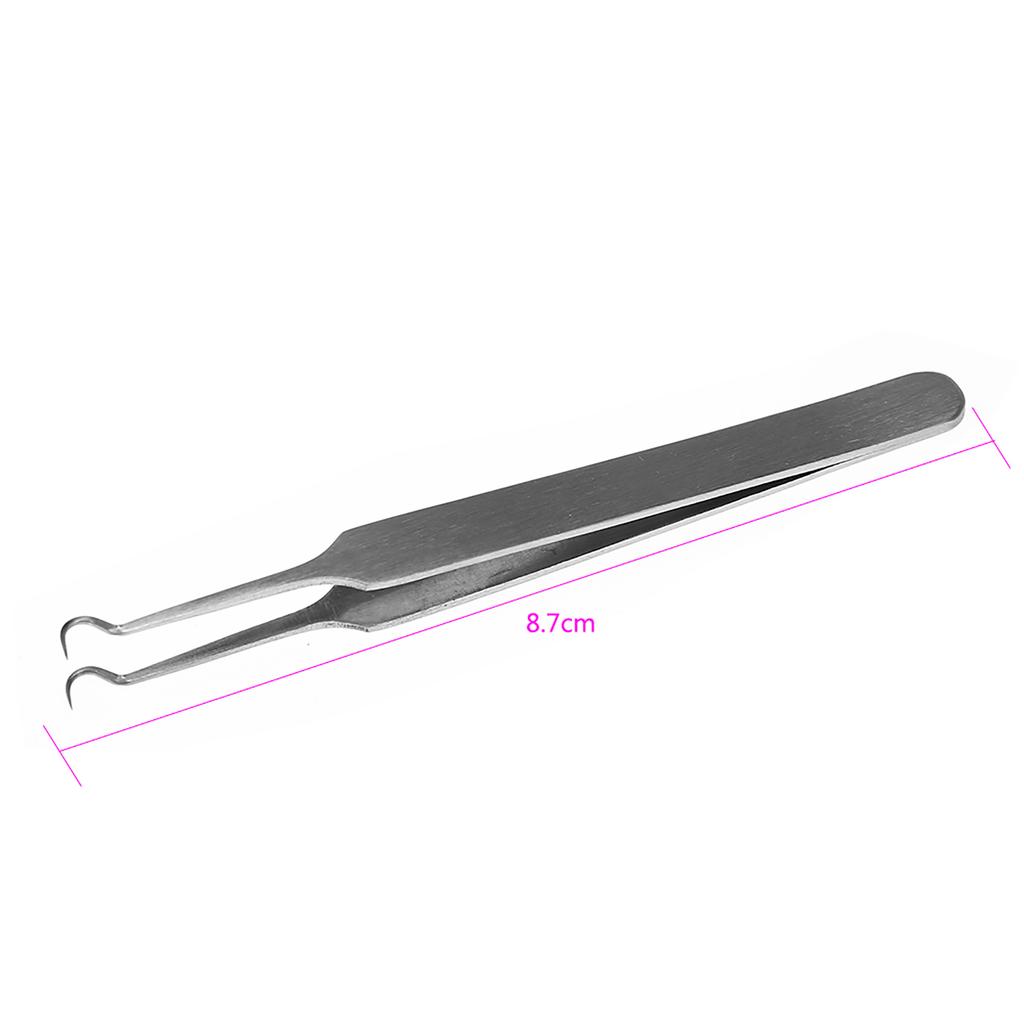 Stainless Steel Acne Blackhead Eliminating Tweezer Beauty Nipper Makeup Cosmetic Tool