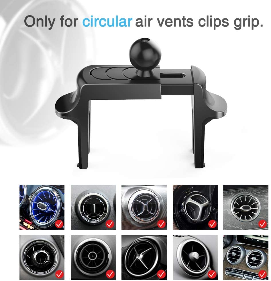 Xiaomi Universal Magnetic Car Round Air Vent Clip Cellphone Stand With 6Magnets for Mercedes Benz Round Air Outlet Car Phone Holder