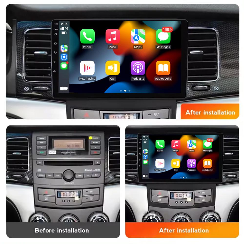Android для SsangYong Korando 3 Actyon 2 2010 - 2013 Автомобильное головное устройство Радио Мультимедиа Навигация GPS Carplay Стерео Видео Плеер