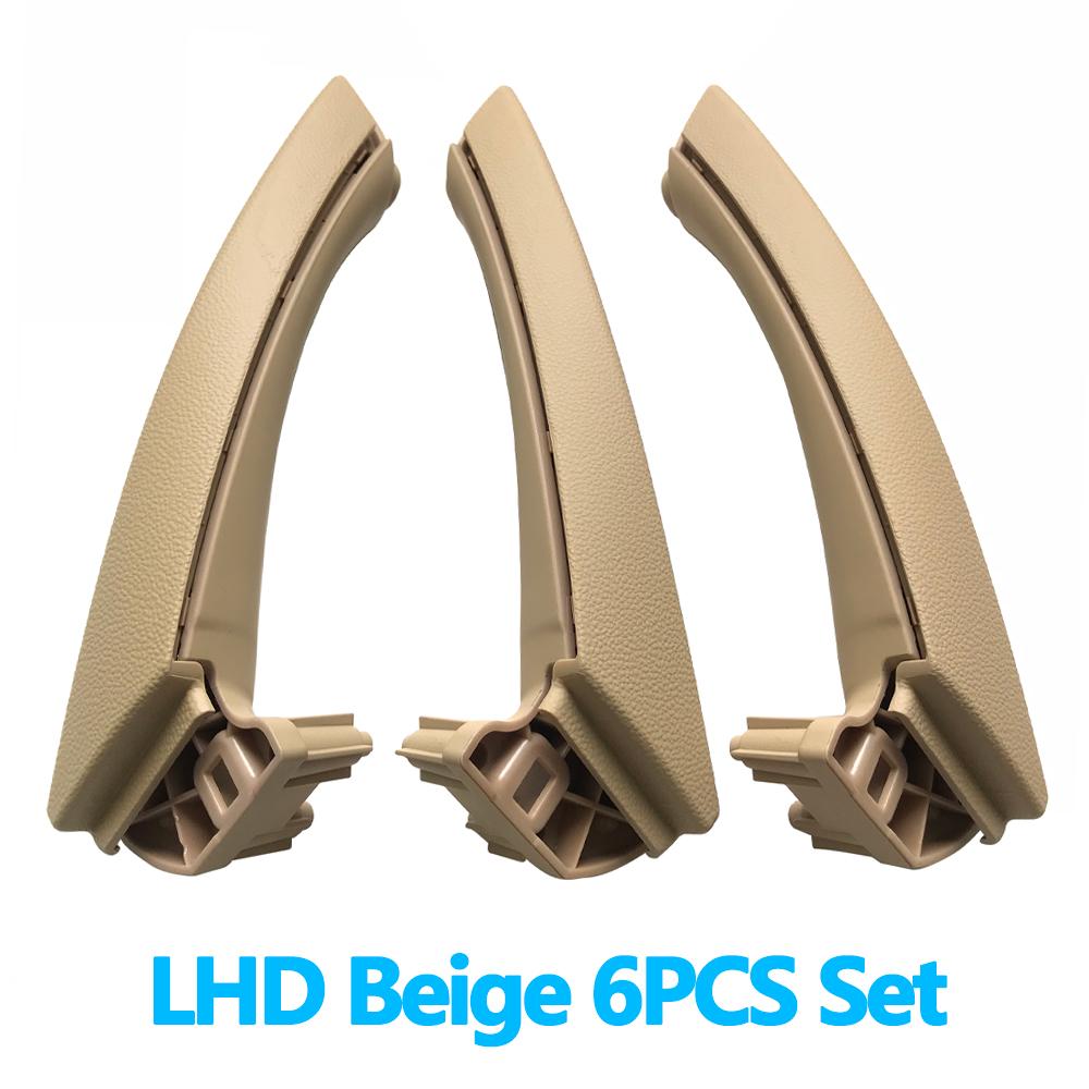 LHD RHD Front Rear Left Right Interior 3 Passenger Door Pull Handle Full Set For BMW 3 Series E90 E91 E92 316i 318i 320 325