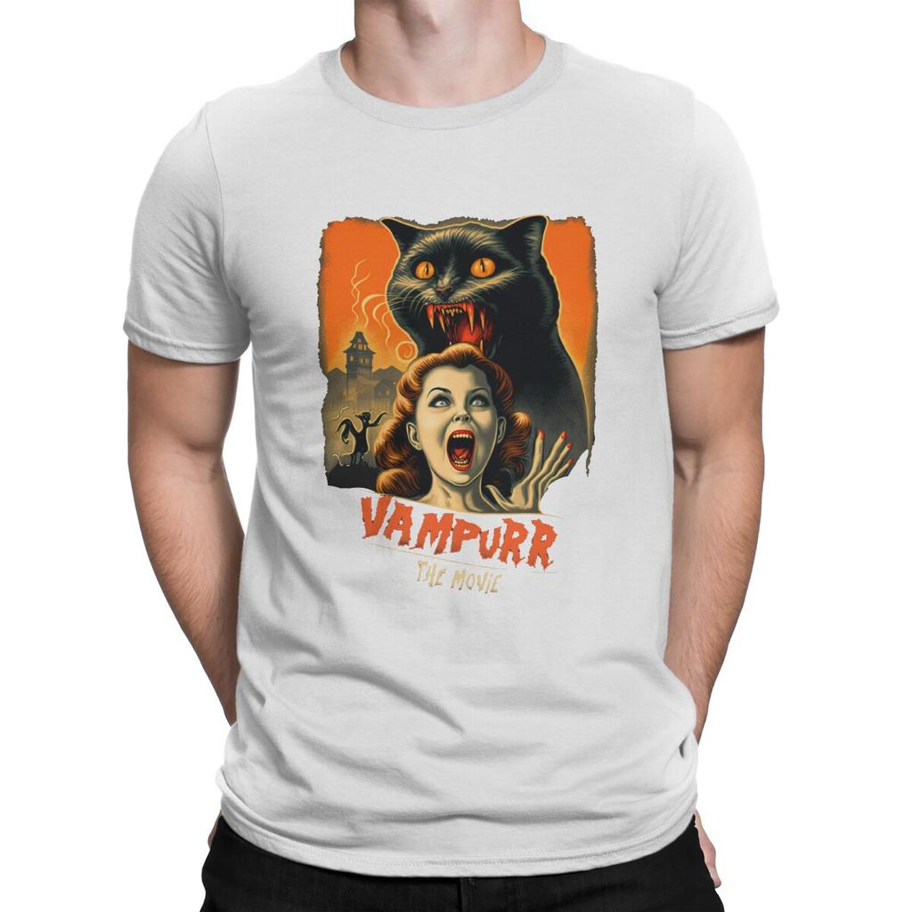 Футболка в стиле хип-хоп Vampurr The Movie Cat The Return Of Vampurr, футболка для отдыха, новинки для взрослых