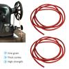 2pcs Cowhide Sewing Machine Belt Red Color Brown Color Replacement Leather Belt 72 Inch Treadle Sewing Machine Belt
