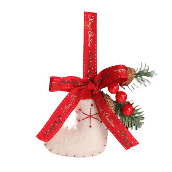 Рождественское украшение Маленький сапожок Варежка Санта Снеговик Пряничный человечек Подвесное украшение на елку Праздничный декоративный кулон для автомобиля для декора стен и дверей