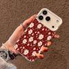 Чехол для телефона с цветами Чехол для iPhone17 16 15 14 13 12 11 Pro/ Max/Plus ударопрочная задняя крышка защита от отпечатков пальцев