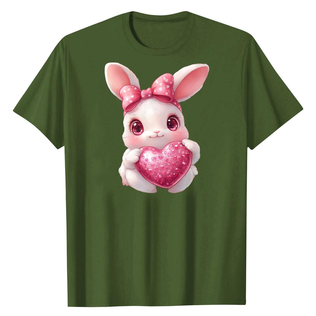 Женская повседневная футболка с круглым вырезом и короткими рукавами с принтом