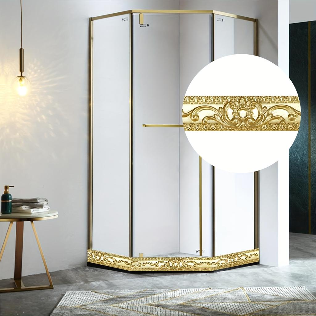 1 шт. Универсальная гибкая молдинговая накладка - самоклеящаяся для быстрого обновления стен, потолка, шкафов и рам зеркал дома