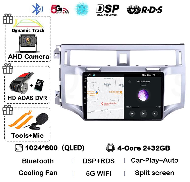 Android 14 Carplay Auto For Toyota Avalon 3 2005 2006 2007 2008 2009 2010 Car Radio Multimedia Player Stereo GPS WIFI Head Unit